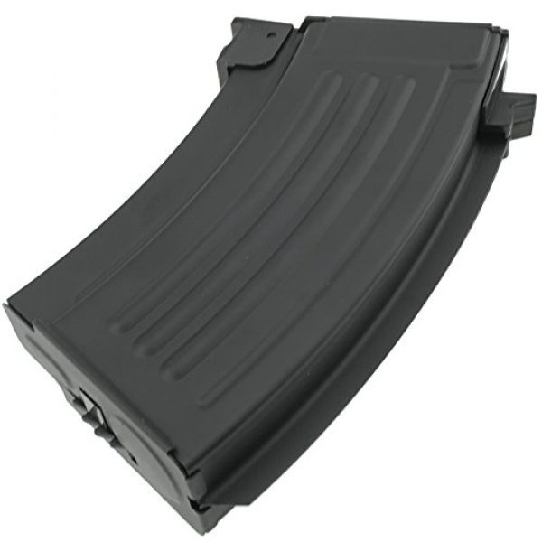SportPro Airsoft Gun Magazine 7 SportPro CYMA 220 Round Metal Stubby High Capacity Magazine for AEG AK47 AK74 3 Pack Airsoft - Black