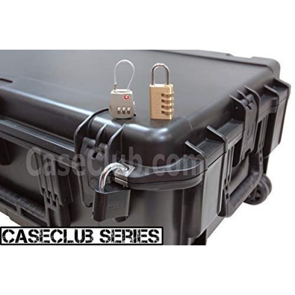 Case Club Pistol Case 3 Case Club 10 Pistol & Accessory Pre-Cut Waterproof Case with Silica Gel to Help Prevent Gun Rust