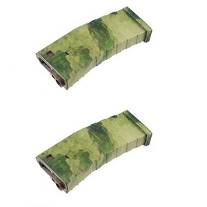Airsoft Shopping Mall Airsoft Gun Magazine 1 Airsoft Shooting Gear APS 2pcs Hi-Cap U Mag Magazine for FMR/ASR/UAR/M-Series AEG A-TACS FG Camo