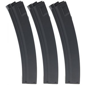 SportPro Airsoft Gun Magazine 1 SprotPro Army Force 220 Round Metal High Capacity Magazine for AEG MP5 3 Pack Airsoft - Black