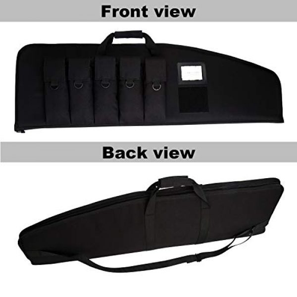 SOWLAND Rifle Case 2 SOWLAND Soft Rifle-Case Padded Gun-Cases Tactical Bags - Outdoor Sports Cases with 5 Pockets 38 42 Inch