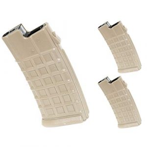 Airsoft Shopping Mall Airsoft Gun Magazine 1 Airsoft Shooting Gear Battleaxe 3pcs 330rd Map Hi-Cap Magazine for JG Classic Army Tokyo Marui AUG Tan