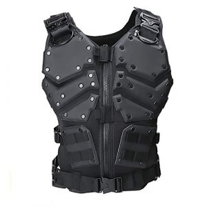 WEQ Airsoft Tactical Vest 1 WEQ Airsoft Tactical Vest Special Forces Chest Protector Vest Paintball Vest Outdoor Modular Combat Training Adjustable (Color : #A)
