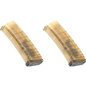 Airsoft Shopping Mall Airsoft Gun Magazine 1 Airsoft Shooting Gear 2pcs Pack CYMA 360rd Flash Mag Waffle Magazine for AK-Series AEG Semi Transparent