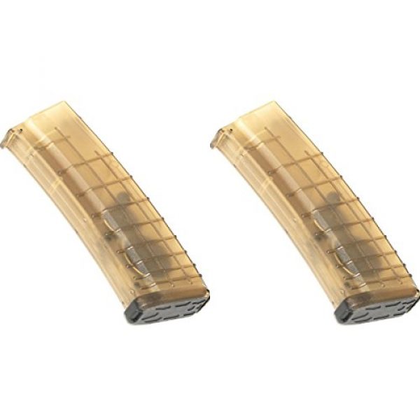 Airsoft Shopping Mall Airsoft Gun Magazine 1 Airsoft Shooting Gear 2pcs Pack CYMA 360rd Flash Mag Waffle Magazine for AK-Series AEG Semi Transparent