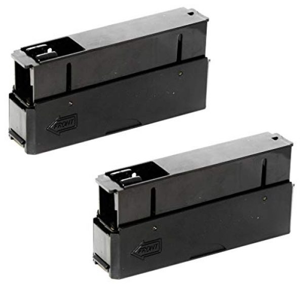 Airsoft Gang Airsoft Gun Magazine 1 Airsoft Parts 2pcs Pack CYMA 20rd Magazine for CM702 M24 SWS Bolt Action Black