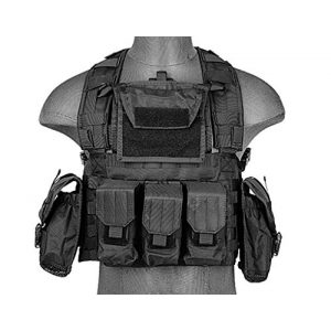 LT Airsoft Tactical Vest 1 LT Airsoft Tactical Vest Modular Rig Mag Pouch Hydration Pouch Multi Colors