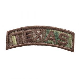 LEGEEON Airsoft Morale Patch 1 LEGEEON Multicam OCP Texas Shoulder Tab TX State Lone Star Morale Tactical Touch Fastener Patch