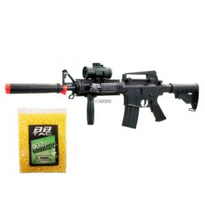 BBTac Airsoft Rifle 1 BBTac bt-m83+5000bb lpeg 250 fps full auto electric power airsoft gun with tactical accessories and 5000 ball bearing(Airsoft Gun)