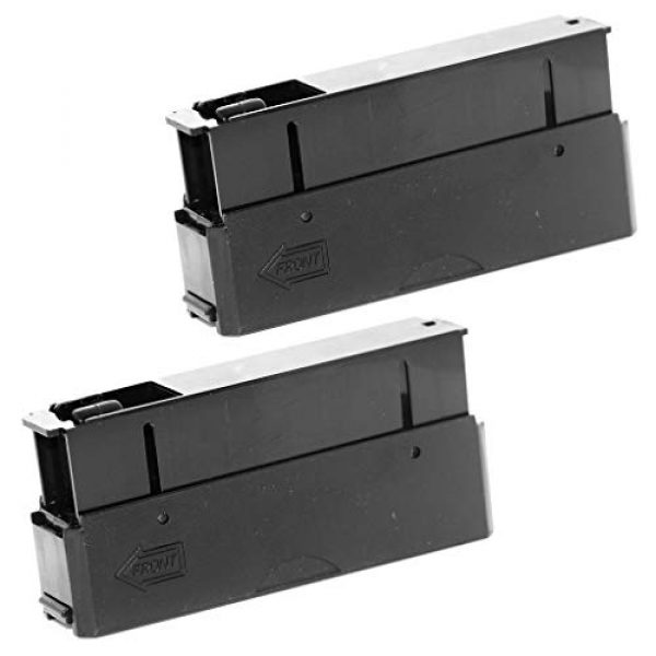 Generica Airsoft Gun Magazine 1 Generica Airsoft Spare Parts 2pcs Pack CYMA 20rd Magazine for CM702 M24 SWS Bolt Action Black