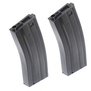 Airsoft Gang Airsoft Gun Magazine 1 Airsoft Parts 2pcs 300rd Mag Hi-Cap Magazine for G&P Tokyo Marui ICS Classic Army M-Series M4 M16 AEG
