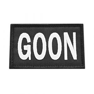 LEGEEON Airsoft Morale Patch 1 LEGEEON Goon 2x3.25 US Morale Tactical USA Army Fastener Cap Patch