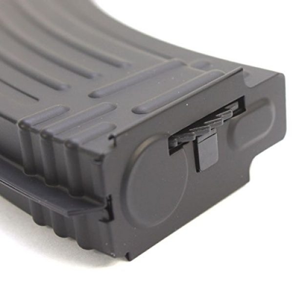 AirsoftGoGo Airsoft Gun Magazine 4 3X Hi-Cap 800rd Metal Magazine for AK47 AKS74 AK74U AK47 RPK4 Marui Std Airsoft AEG [For Airsoft Only]