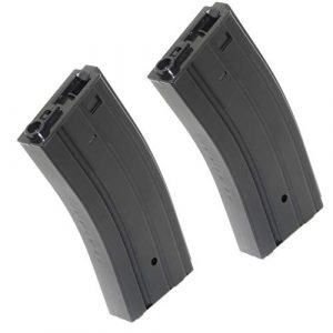 Airsoft Gang Airsoft Gun Magazine 1 Airsoft Parts 2pcs 300rd Hi-Cap Magazine for Tokyo Marui JG CYMA D-Boys Echo1 A&K G&P VFC M4 M16 AEG