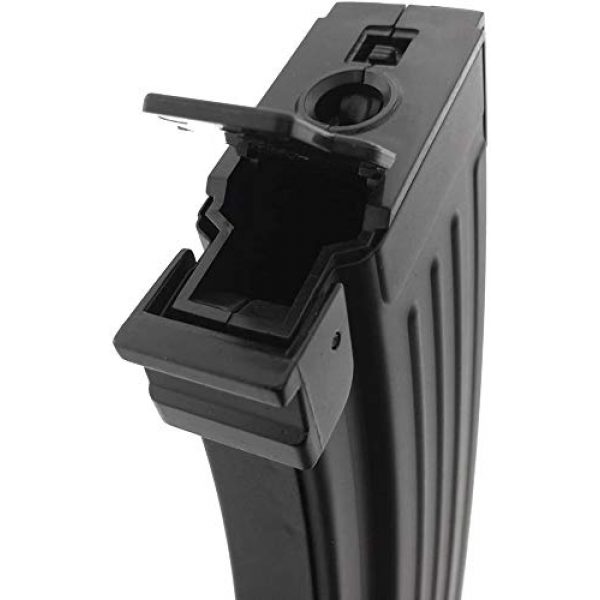 SportPro Airsoft Gun Magazine 2 SportPro CYMA 800 Round Metal RPK High Capacity Magazine for AEG AK47 AK74 Airsoft - Black