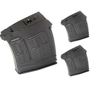 Airsoft Shopping Mall Airsoft Gun Magazine 1 Airsoft Shooting Gear CYMA 3pcs 120rd Mag Hi-Cap Magazine for S&T RS CYMA SVD Sniper AEG