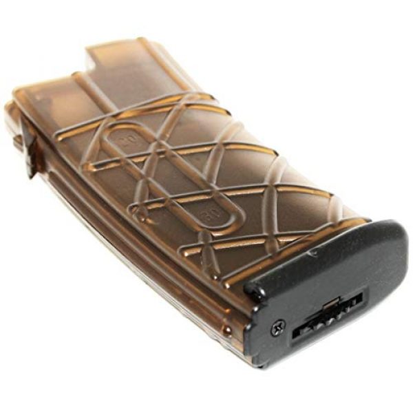 Generica Airsoft Gun Magazine 2 Generica Airsoft Spare Parts APS 3pcs 300rd Hi-Cap Magazine for APS JG Classic Army Tokyo Marui AUG AEG Brown/Black