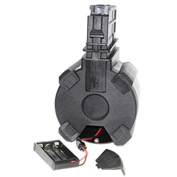 Airsoft Gang Airsoft Gun Magazine 4 Airsoft Parts Battleaxe 1400rd Electric Drum Mag Magazine for G36 Series AEG