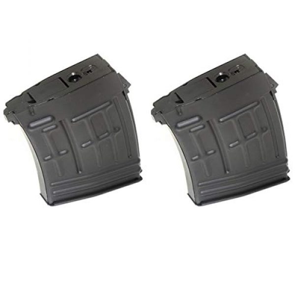 Airsoft Shopping Mall Airsoft Gun Magazine 1 Airsoft Shooting Gear CYMA 2pcs 120rd Mag Hi-Cap Magazine for S&T RS CYMA SVD Sniper AEG