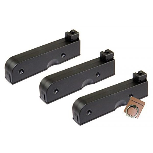 CYMA Airsoft Gun Magazine 1 CYMA 30rd Airsoft VSR10 Magazine for CM701 X 3PCS -Mobile Ring Included