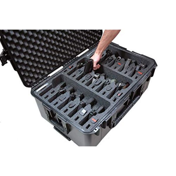 Case Club Pistol Case 6 Case Club Waterproof 15 Pistol Case with Silica Gel