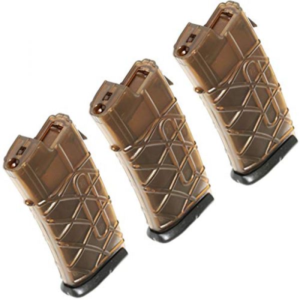 Generica Airsoft Gun Magazine 1 Generica Airsoft Spare Parts APS 3pcs 300rd Hi-Cap Magazine for APS JG Classic Army Tokyo Marui AUG AEG Brown/Black
