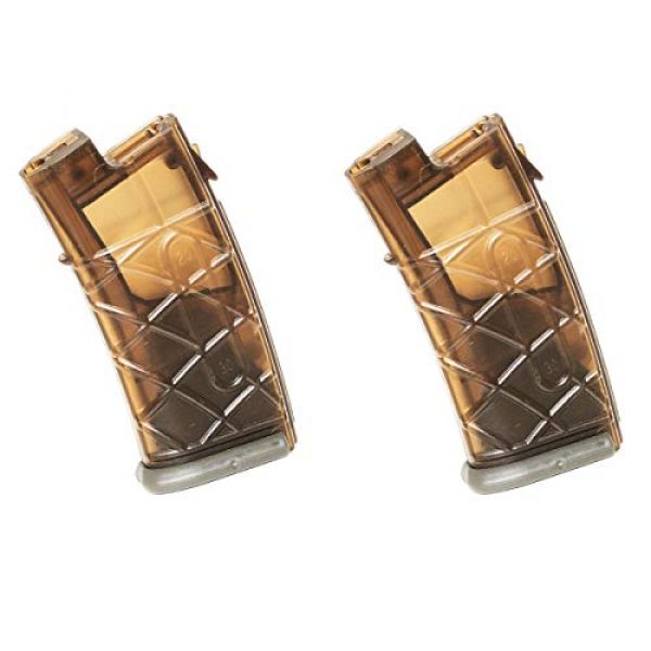 Airsoft Shopping Mall Airsoft Gun Magazine 1 Airsoft Shooting Gear APS 2pcs 300rd Hi-Cap Magazine for APS JG Classic Army Tokyo Marui AUG AEG Brown/FG