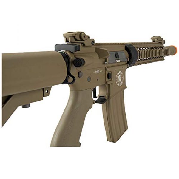 Lancer Tactical Airsoft Rifle 4 Lancer Tactical M4 SD Proline Series 9" Rail Airsoft AEG [Low FPS] - TAN