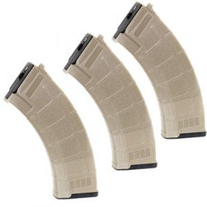 Airsoft Gang Airsoft Gun Magazine 1 Airsoft Parts CYMA 3pcs 200rd Polymer Mid-Cap Magazine for CYMA APS D-Boys ICS JG G&P Tokyo Marui AK Series AEG Dark Earth Tan