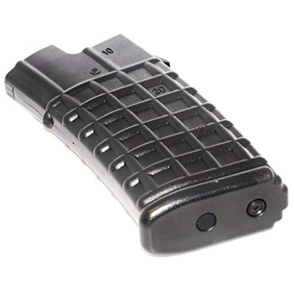 Generic Airsoft Gun Magazine 2 Airsoft Spare Parts 70rd Mid-Cap Magazine for JG,Classic Army & Tokyo Marui AUG Series Black