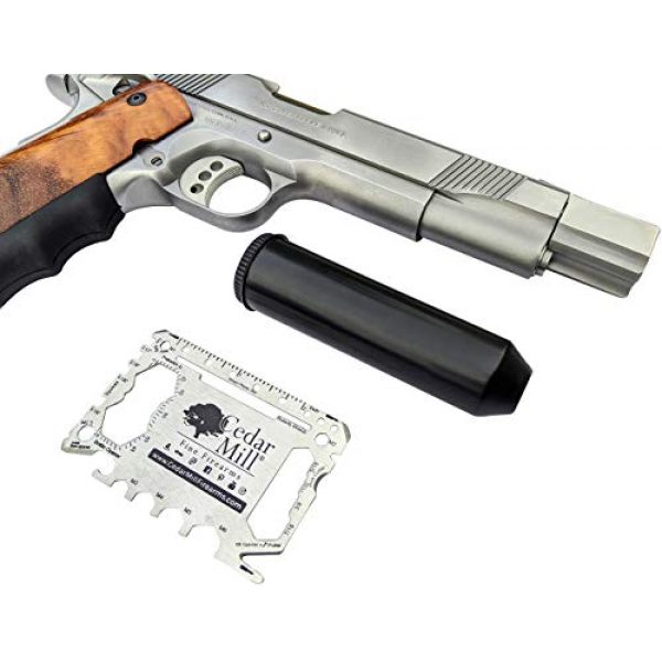 Cedar Mill Fine Firearms Pistol Case 4 Cedar Mill Fine Firearms -Worlds Smallest Micro Pistol Cleaning Kit for Handguns | Free Super-X Tool Bundle with Hard Gun Case Pistol Case (Urban Gray) |TSA Approved with Pick and Pluck Foam (2 items)