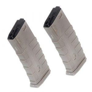 Airsoft Gang Airsoft Gun Magazine 1 Airsoft Parts CAA 2pcs 360rd Mag Hi-Cap Magazine for ICS D-Boys Tokyo Marui M4 M16 Series M4 M16 Dark Earth