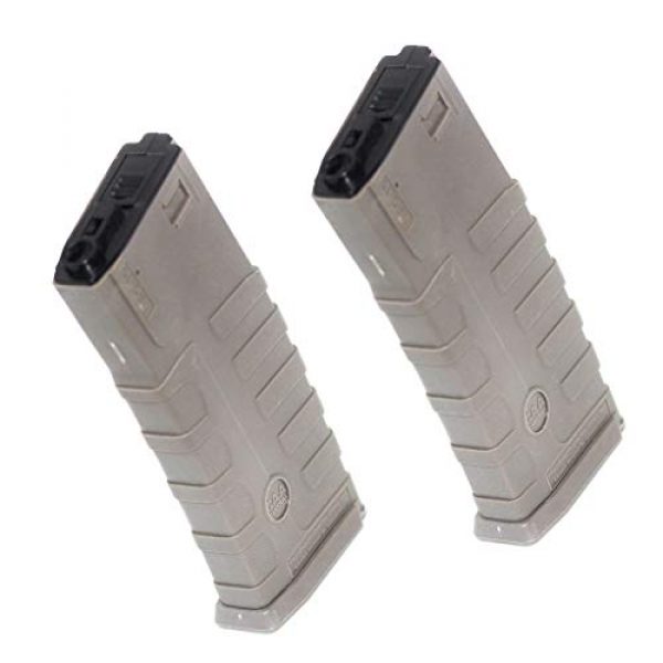 Airsoft Gang Airsoft Gun Magazine 1 Airsoft Parts CAA 2pcs 360rd Mag Hi-Cap Magazine for ICS D-Boys Tokyo Marui M4 M16 Series M4 M16 Dark Earth