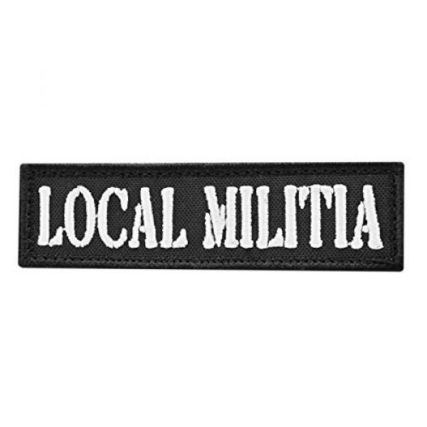 LEGEEON Airsoft Morale Patch 1 LEGEEON Local Militia US 1x3.5 America 2A Three Percenter Revolution Morale Tactical Fastener Cap Patch