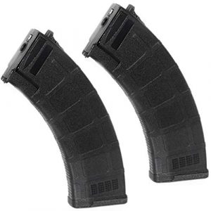 Airsoft Gang Airsoft Gun Magazine 1 Airsoft Parts CYMA 2pcs 200rd Polymer Mid-Cap Magazine for CYMA APS D-Boys ICS JG G&P Tokyo Marui AK Series AEG Black