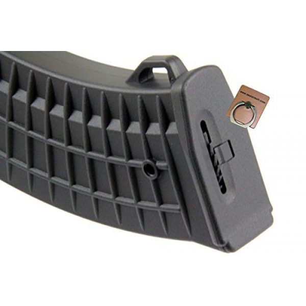 CYMA Airsoft Gun Magazine 3 CYMA AK 550rds Hi Cap Waffle Magazine for AK47 Airsoft AEG -Mobile Ring Included