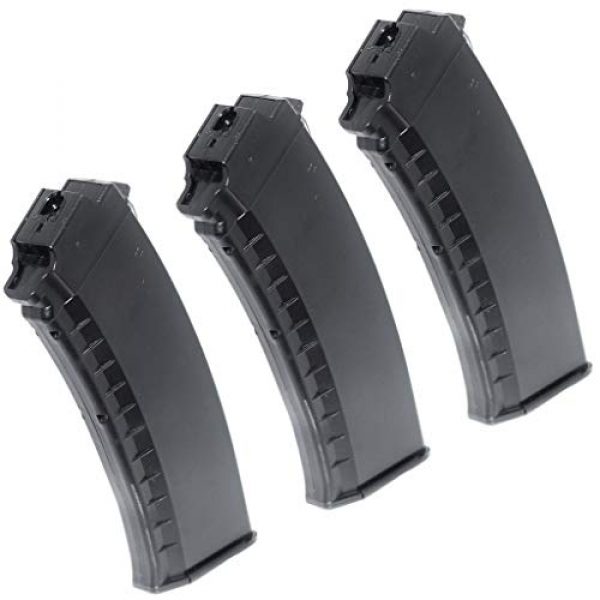 Airsoft Gang Airsoft Gun Magazine 1 Airsoft Parts 3pcs 60rd Mid-Cap Magazine for Tokyo Marui Next Gen AK AEG Black