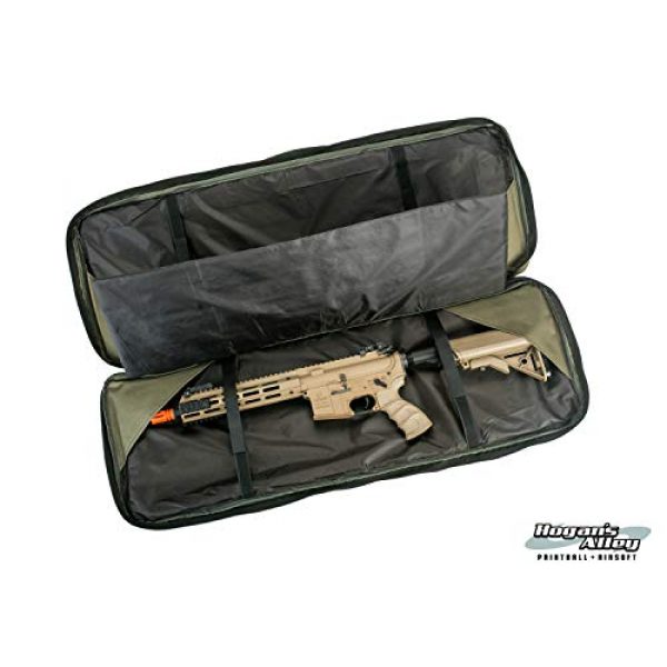 Hogan's Alley Paintball Rifle Case 3 Hogan's Alley 36" Double Gun Bag for Airsoft AEGs and Paintball Guns - Black