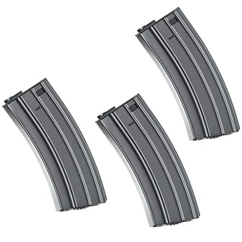 Airsoft Gang Airsoft Gun Magazine 1 Airsoft Parts CYMA 3pcs 450rd Winding Hi-Cap Mag Magazine for M4 M16 Series Black