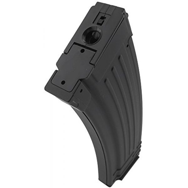SportPro Airsoft Gun Magazine 2 SportPro 500 Round Metal High Capacity Magazine for AEG AK47 AK74 Airsoft - Black