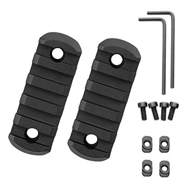 WENXUAN Picatinny Rail Sections 3 WENXUAN 5-Slot Aluminum Picatinny Rail Sections for mlock Handguards mlock Picatinny Rail