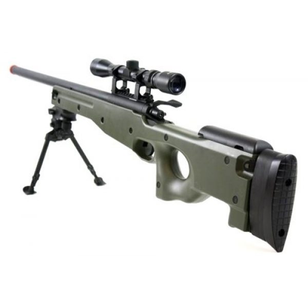 BBTac Airsoft Rifle 2 BBTac BT-96 Bolt Action Sniper Rifle w/ 3-9x Scope and Bipod - OD GREEN