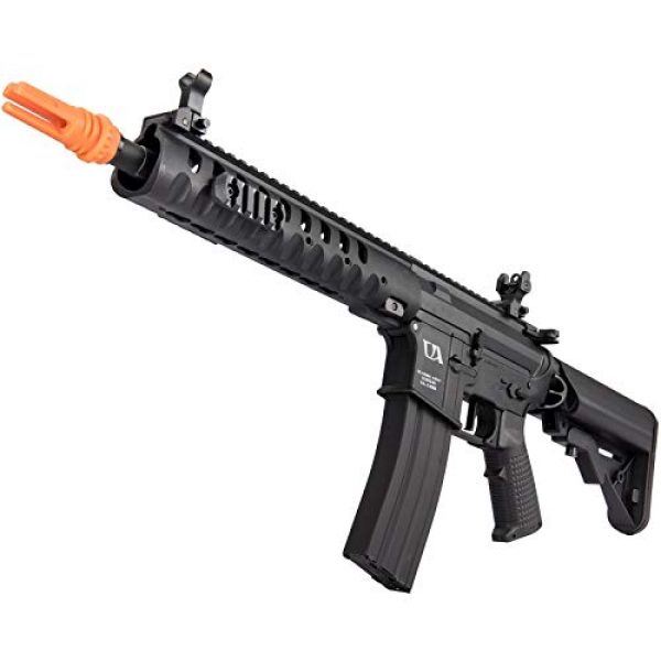 Lancer Tactical Airsoft Rifle 5 Lancer Tactical Classic Army Skirmish Series Delta 10 M4 Airsoft AEG Rifle Black 350 FPS