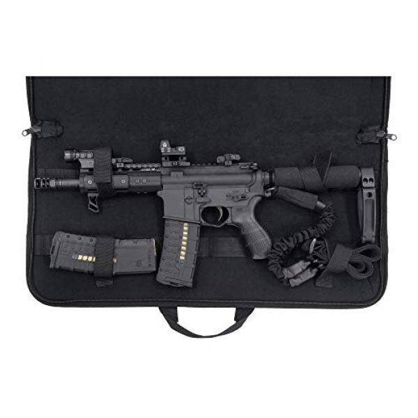 UTG Rifle Case 3 UTG 25" Homeland Security Gun Case, Black