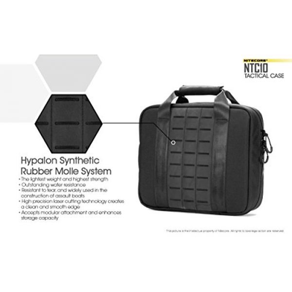 Nitecore Battery Case 6 Nitecore NTC10 Tactical Gear Carry case with EdisonBright BBX3 Battery case