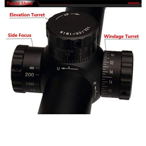 Marcool Rifle Scope 4 Marcool ALT 6-24X50 AOIR IR Iluminator Tactical Rifle Scope Optics Optical Scope for Hunting