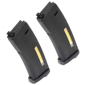 Airsoft Gang Airsoft Gun Magazine 1 Airsoft Parts PTS 2pcs EPM 120rd Enhanced Polymer Magazine for Systema PTW M4 M16 Series