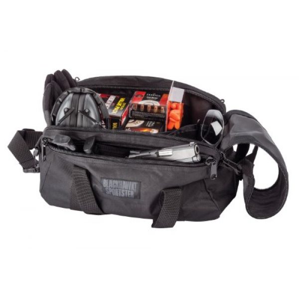 BLACKHAWK Pistol Case 4 BlackHawk Pistol Range Bag SPORTSTER Bag Black Nylon 74RB02BK
