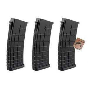 CYMA Airsoft Gun Magazine 1 CYMA 450rd Bularia Airsoft Magazine For Marui Std AK47 AK74 AEG X 3PCS -Mobile Ring Included