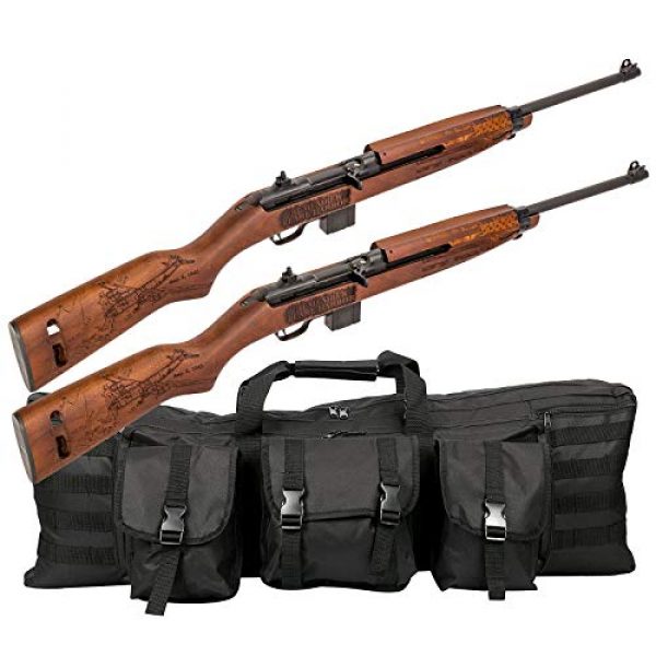 YaeTact Rifle Case 2 YaeTact 2 Rifle Bags Outdoor Tactical Double Carbine Cases Carbine Gun Case Backpack Tan Tactical MOLLE for 36" Long Gun for Hunting Shooting Range Sports Storage and Transport